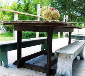 barn door table simple diy for our deck