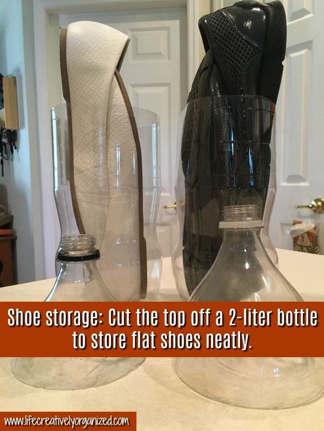 bebes refrescos guarda las botellas para un perfecto almacenamiento de los zapatos