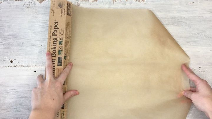 how to make hot glue placemats more crafts ideas, Step 1 Grab some parchment paper