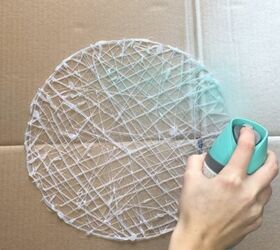 how to make hot glue placemats more crafts ideas, Step 5 Spray paint