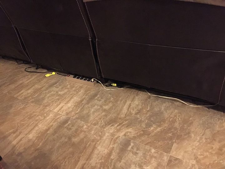 sofa baseboard hides ugly cords mechanics