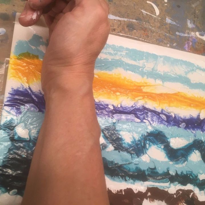 faa uma pintura de azulejo com espeto de unicrnio