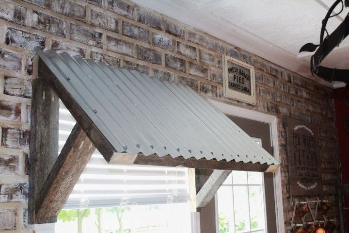 diy 10 corrugated metal awning