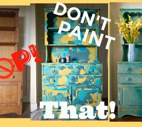 how to paint furniture blend color with a spray bottle and clay molds