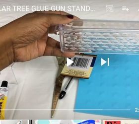 Dollar Tree DIY ~ How to Make a Glue Gun Holder 