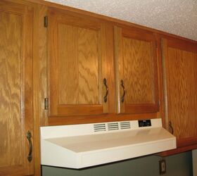 I Want To Paint My Builder Grade Oak Cabinets Hometalk