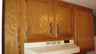 I Want To Paint My Builder Grade Oak Cabinets Hometalk