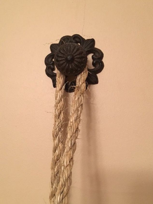 diy rope hanging shelves