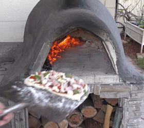 diy wood fired pizza oven for 200