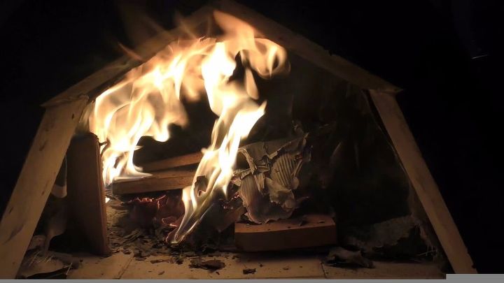 diy wood fired pizza oven for 200