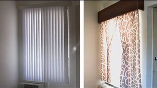 I Need Ideas For A Valance My Vertical Blinds Hometalk Check Out This Video On You Can Do It Https Www Watch V Scnihbvjjtq