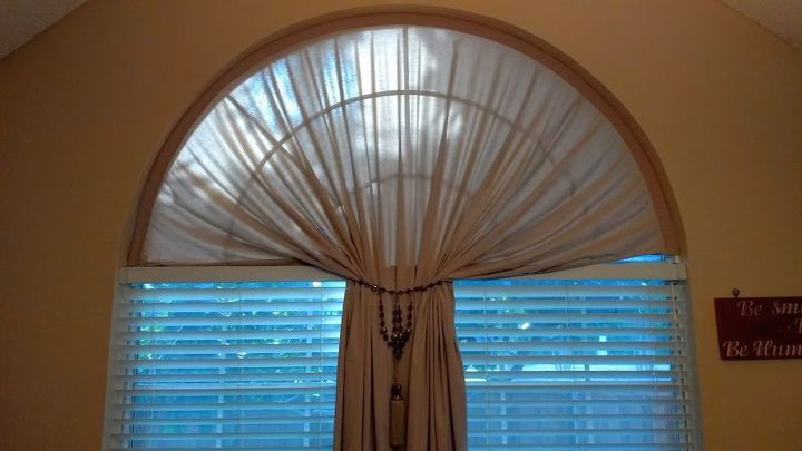 How Can I Make An Arched Curtain Rod, How To Hang Curtains On Arched Doorway