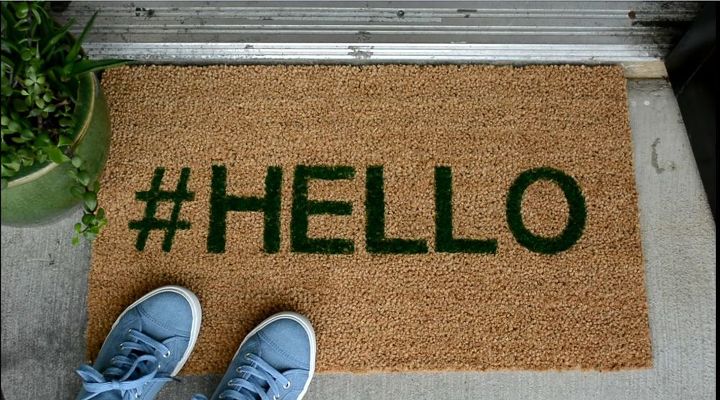 Diy Doormat Hometalk