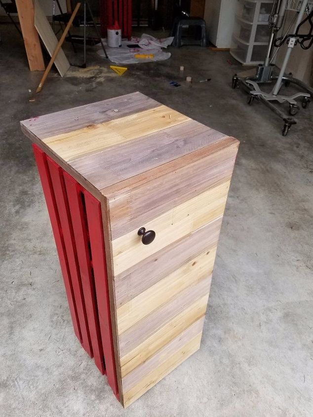 crate bedside tables