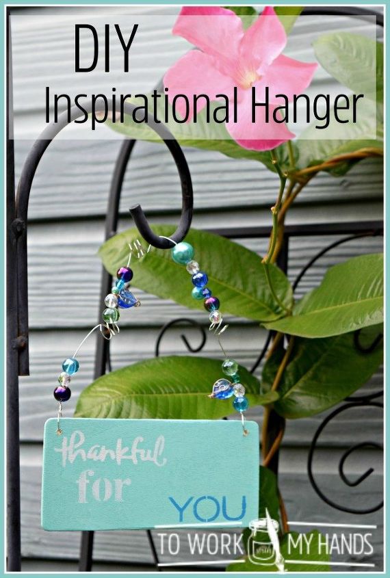diy inspirational hangers