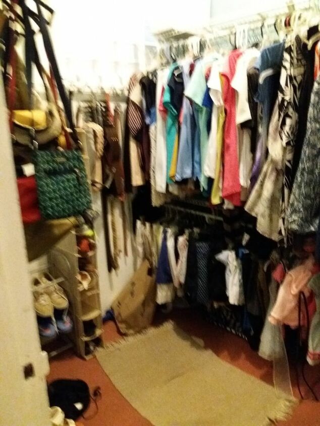 q my walking closet is very very small please help