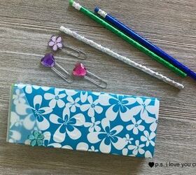 diy school supplies with duck tape and rhinestones