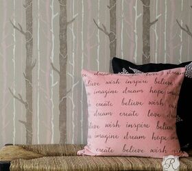 branch out and stencil a tree wallpaper look video tutorial