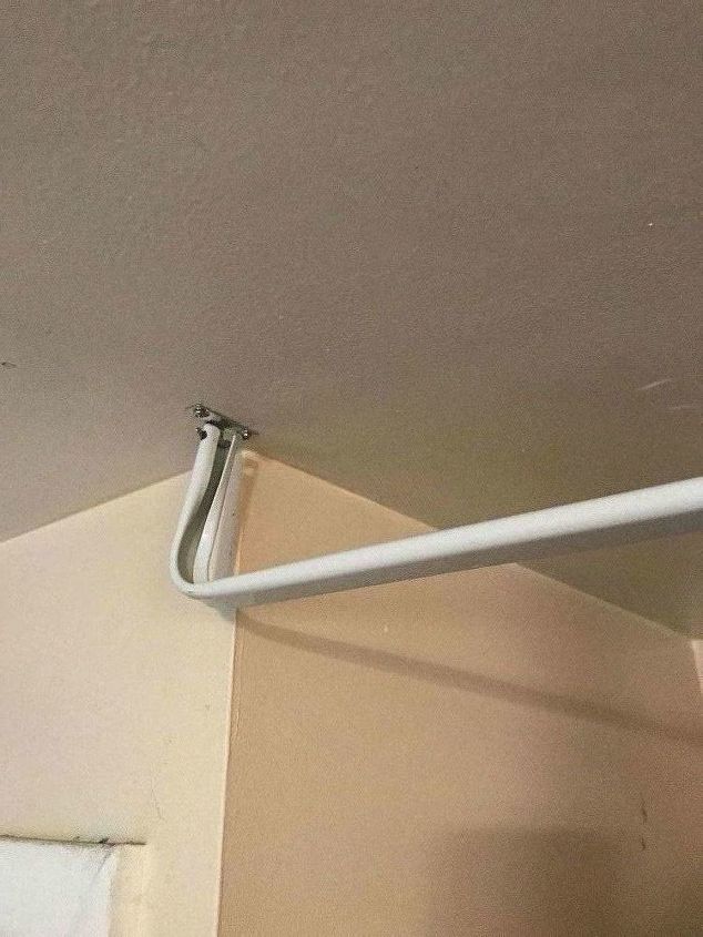 laundry room with curtains