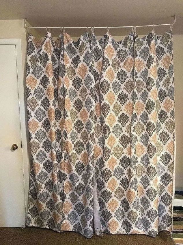 lavadero con cortinas
