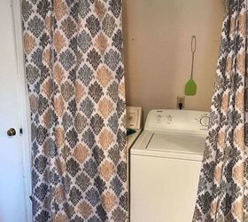 Laundry Room With Curtains