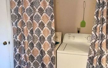 Laundry Room With Curtains