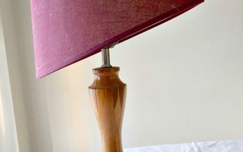 Cómo actualizar una vieja lámpara con un poco de pegamento y tela