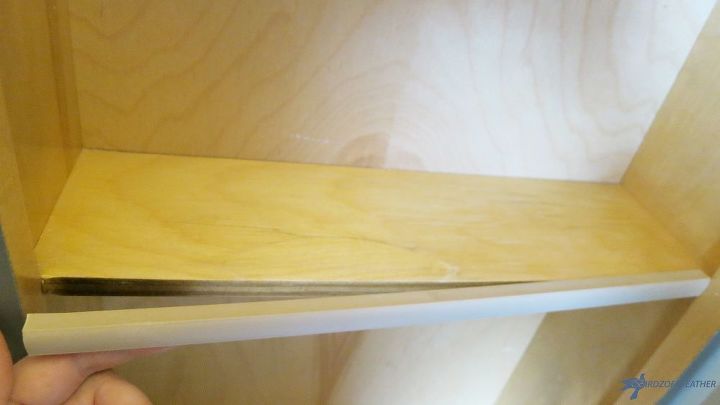 decoupaged medicine cabinet