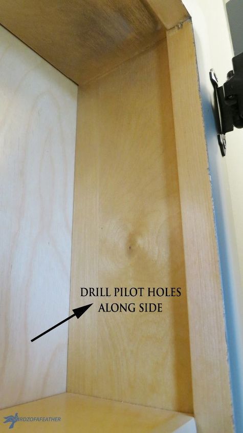 decoupaged medicine cabinet