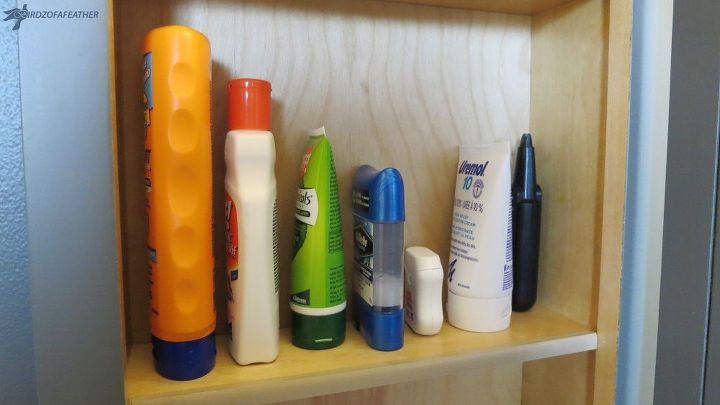 decoupaged medicine cabinet