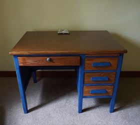 old abused desk finds a new home