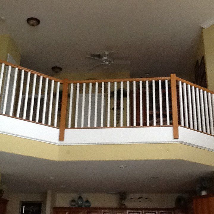 q can wood stair spindles be changed to iron by homeowner
