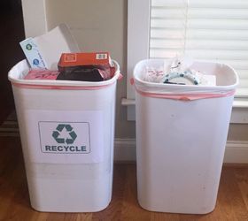 alternative to those ugly eyesore overfilled trash recycling bins