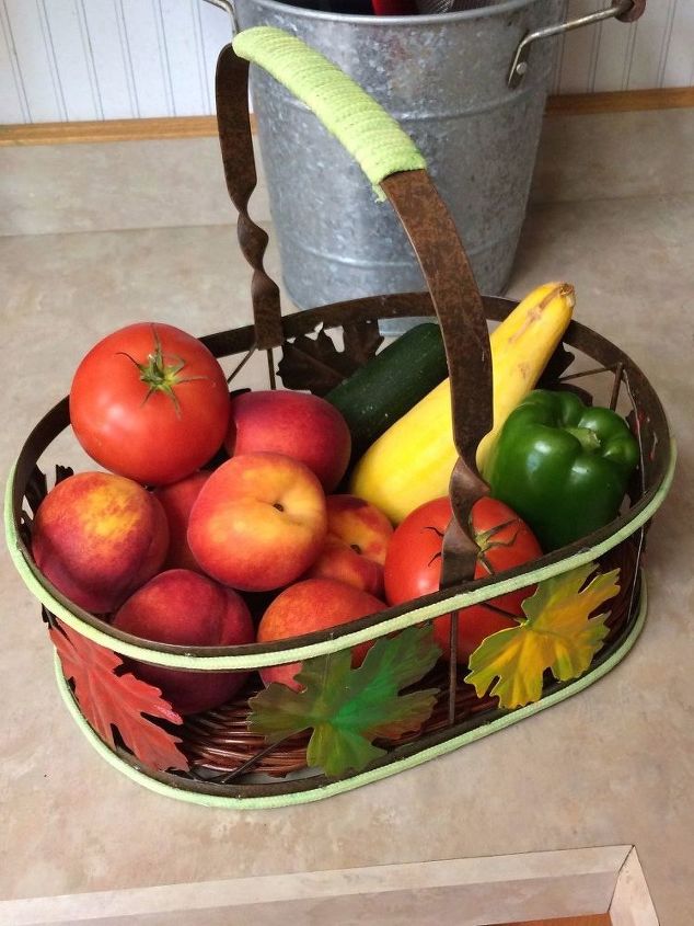 cesta de frutas face lift por 0, Pieza terminada en uso