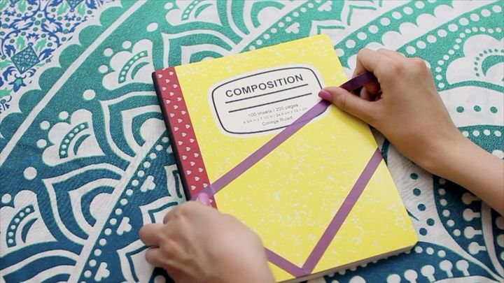cuadernos diy para la vuelta al cole 2017 2018 cuaderno geomtrico diy