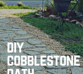 diy cobblestone path