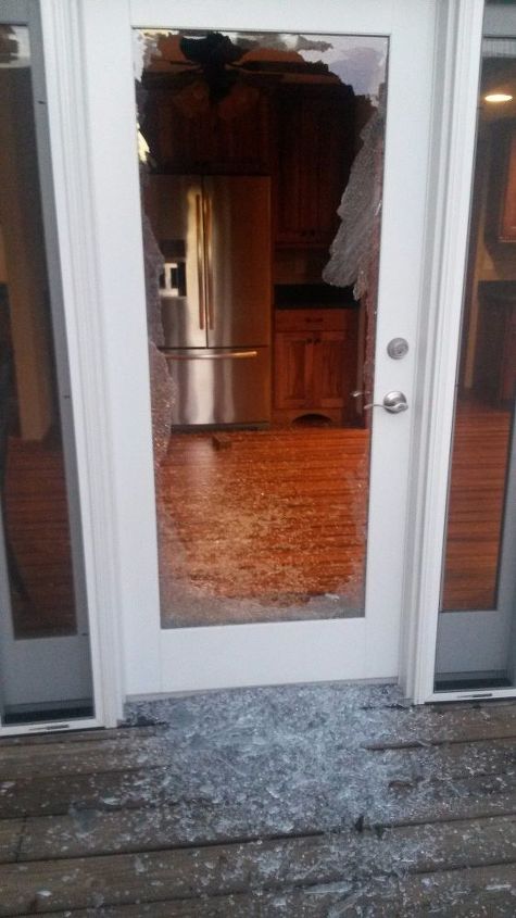 q how would you replace glass if you came home to this twice