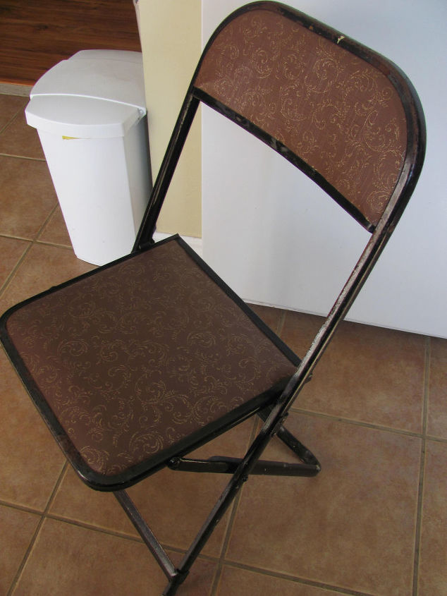 silla plegable renovada, Antes