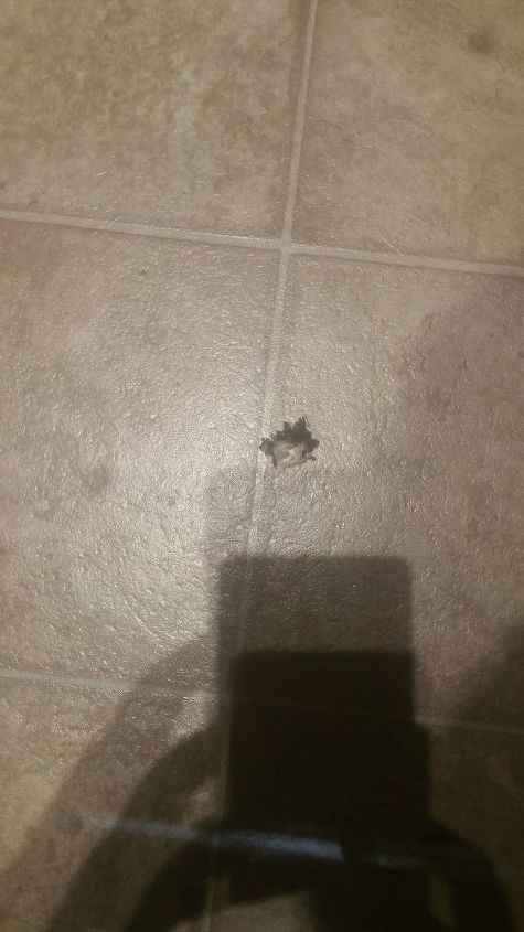 q my husband spilled crazy glue on floor