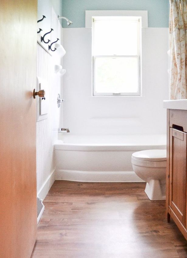 make a bathroom look totally different without spending a ton of money