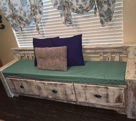 no sew bench cushion in about 10 minutes
