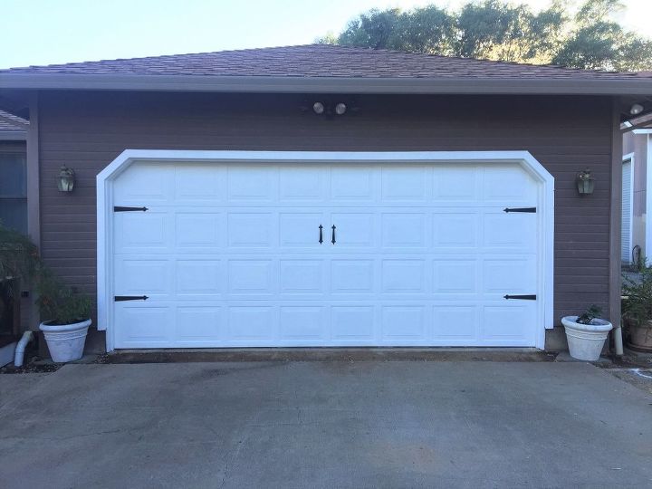 garage door makeover