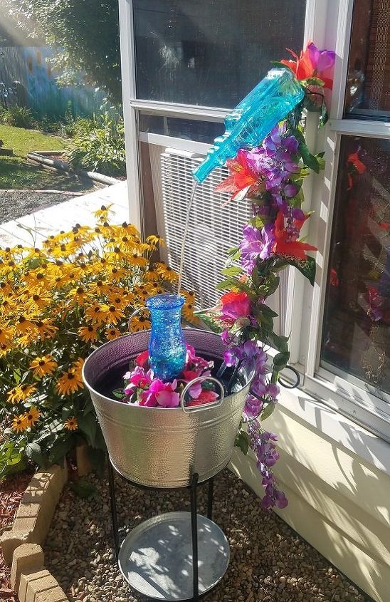 the sights and sounds of paradise my tropical tiki fountain