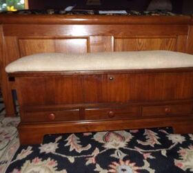 Another Goodwill Treasure . Vintage Lane Cedar Chest Bench