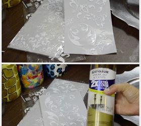 DIY Multi Purpose Plate Decor | Decoupage & Puffy Stickers | Hometalk