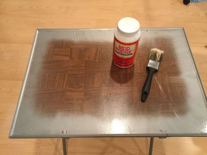 personalized tv tray upcycle