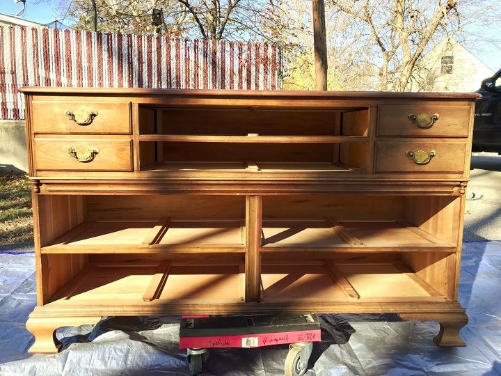 Old Dresser Turned Into Modern Tv Stand Hometalk