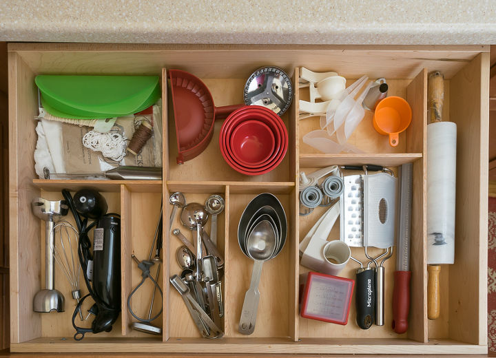 custom kitchen drawer organization