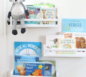 diy nursery book shelves for 4 each