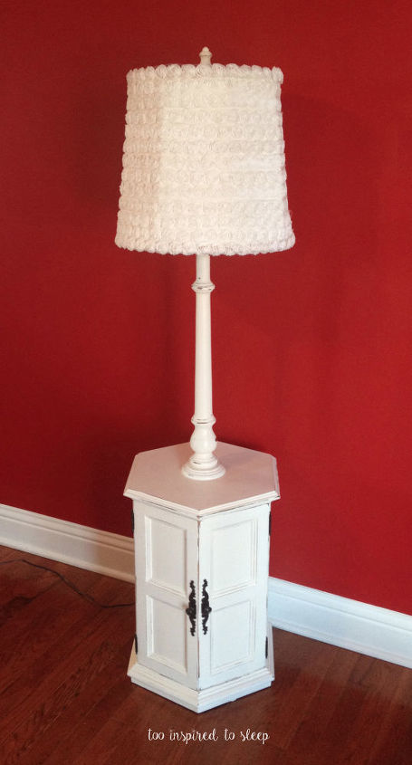 revival of a 80 s floor lamp end table